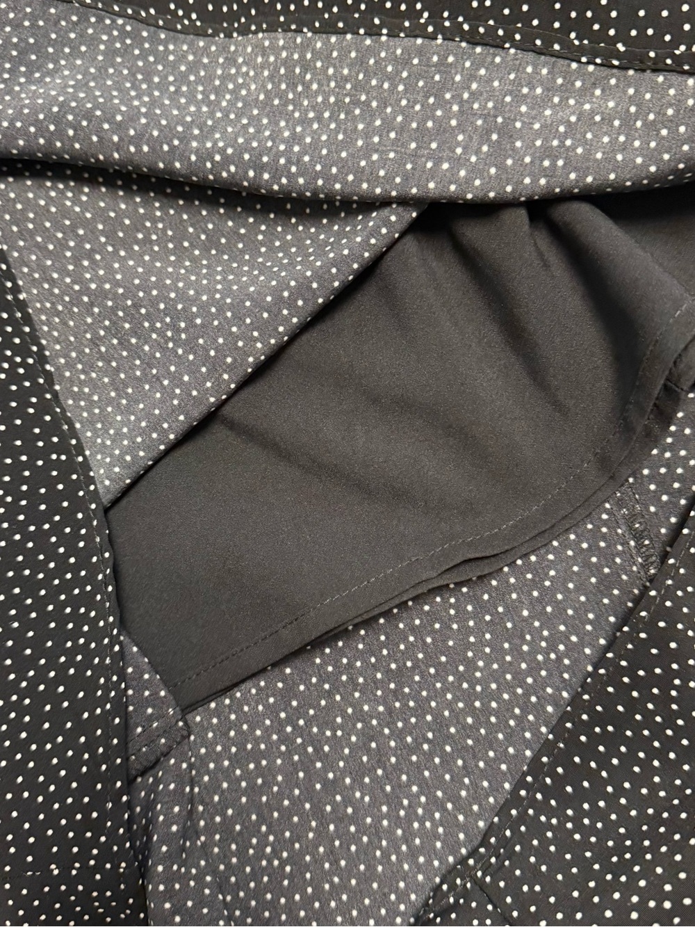 BANANA REPUBLIC Black and White Polka Dot Midi Skirt NWT - Picture 4 of 7